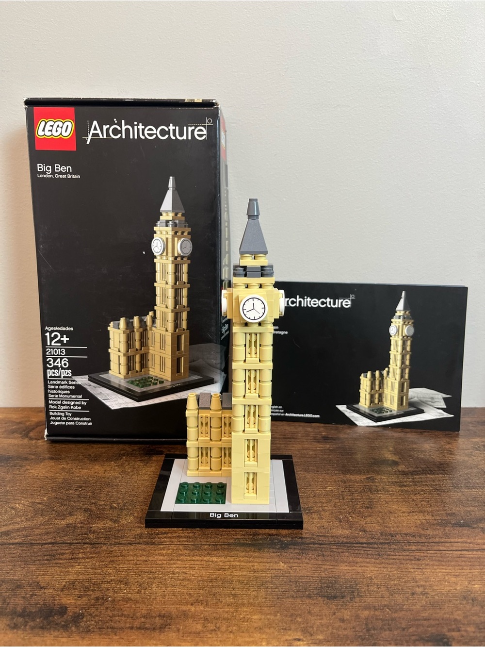 LEGO Architecture Big Ben (21013) - COMPLETE with Box & Manual